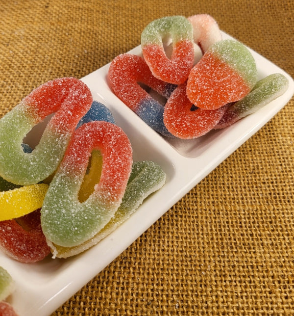 Bonbon en forme de Rond aux gouts fruité de la boutique Ali Bonbec en deux version  100g et 500g